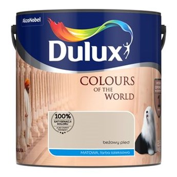 Farba lateksowa Dulux Kolory Świata Beżowy Pled 2,5 l Dulux