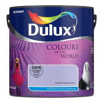 Farba lateksowa Dulux Kolory Świata Kwiat Rozmarynu 2,5 l Dulux