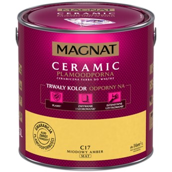 Farba ceramiczna MAGNAT Ceramic miodowy amber C17 2,5 l