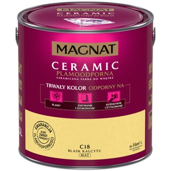 Farba ceramiczna MAGNAT Ceramic blask kalcytu C18 2,5 l
