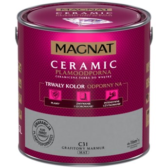 Farba ceramiczna MAGNAT Ceramic grafitowy marmurC31 2,5 l