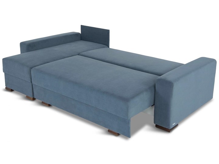 Meblobranie Klasyczny szary narożnik do salonu Rossa 240x143 Lewostronne Prawostronne Głębokość 240 cm Szerokość 240 cm Rozkładanie Rozkładany