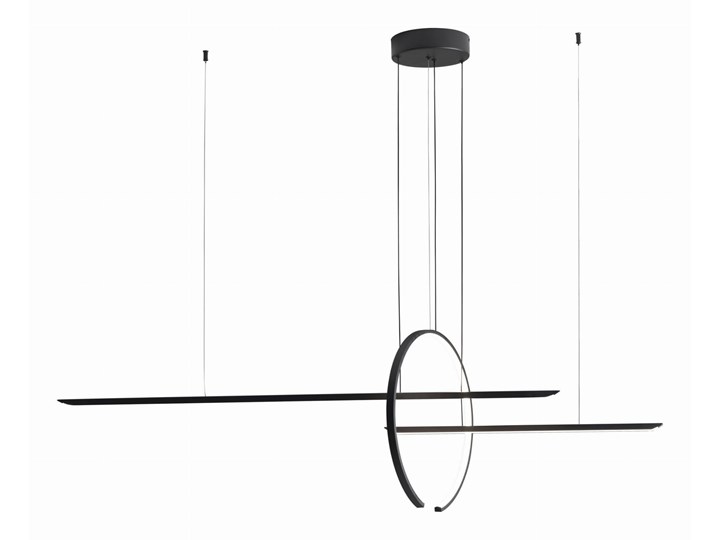Geometryczna lampa wisząca In Out czarna Styl Industrialny Lampa inspirowana Funkcje Brak dodatkowych funkcji