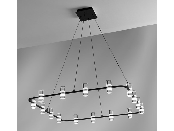 Czarna lampa wisząca LED Kingfort Pomieszczenie Kuchnia Pomieszczenie Biuro i pracownia