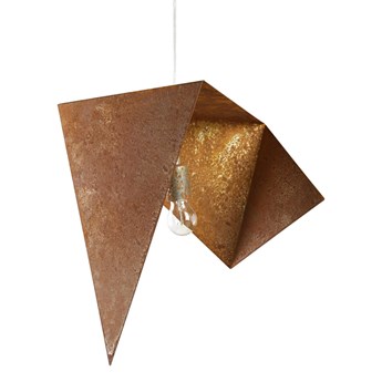 Rdzawa lampa wisząca RUST BIRD I