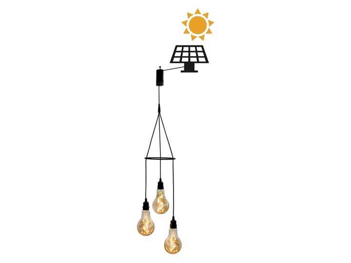 Lampa tarasowa Chiara Lampa wisząca Lampa solarna Kategoria Lampy ogrodowe