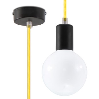 Żółta lampa wisząca EDISON