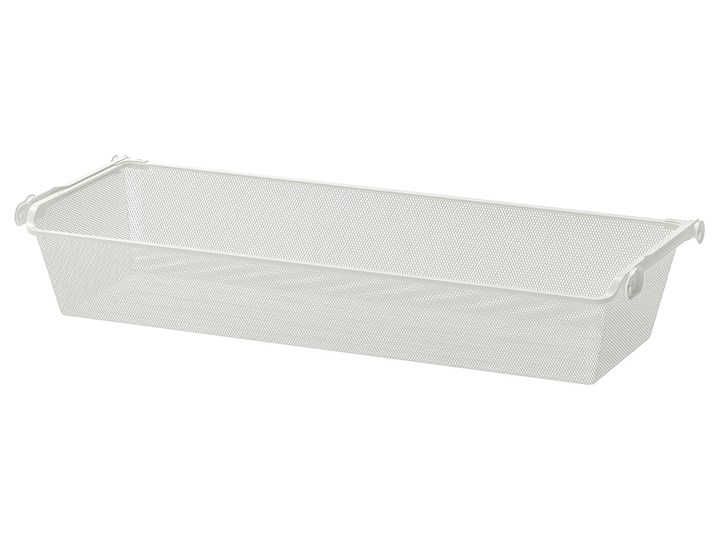 IKEA KOMPLEMENT Kosz siatkowy z wysuwaną prowadnicą, biały, 100x35 cm