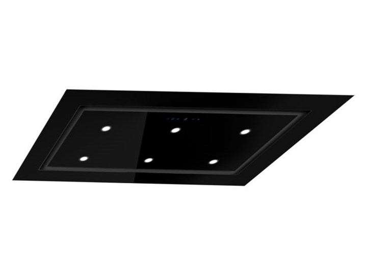Okap sufitowy Mistral Super Slim Black 96 cm Sterowanie Elektroniczne