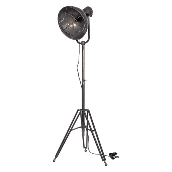 Szara lampa stojąca BePureHome Spotlight