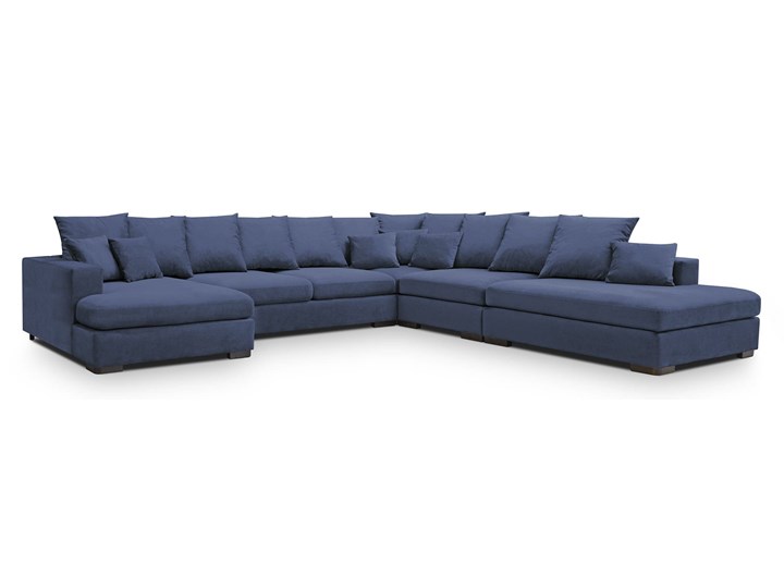 NOWOCZESNY NAROŻNIK DO DUŻEGO SALONU GABON PRAWY/LEWY Materiał obicia Tkanina Prawostronne Wysokość 92 cm Głębokość 155 cm Szerokość 370 cm W kształcie litery U Rozkładanie Rozkładany