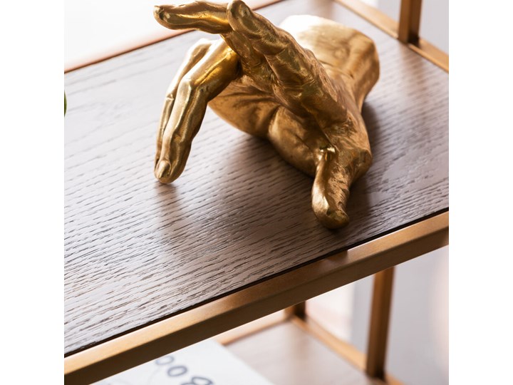 Podpórki na książki Fingers 16x21 cm złote Pomieszczenie Biuro i pracownia Kolor Złoty
