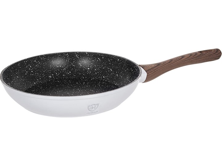 Garnki marmurowe na indukcję GierekHoff GH 1502 patelnia Tefal zestaw 16 elementów Białe Kolor Biały Aluminium Kategoria Zestawy garnków i patelni