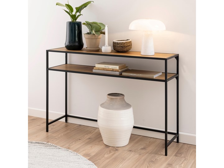 Konsola Favors 120x79 cm brązowa Kategoria Konsole Szerokość 120 cm Kolor Biały