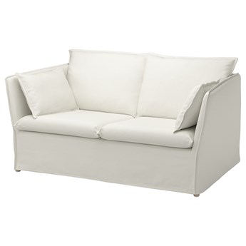 IKEA BACKSÄLEN Sofa 2-osobowa, Blekinge biały, Szerokość: 165 cm