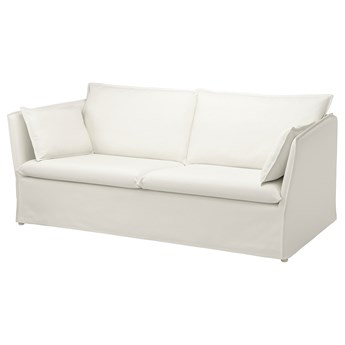 IKEA BACKSÄLEN Sofa 3-osobowa, Blekinge biały, Szerokość: 205 cm