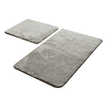 Zestaw 2 szarych dywaników łazienkowych Confetti Bathmats Colors of Grey