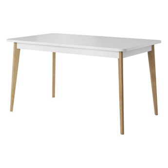 Stół PRIMO rozkładany biały 140-180x5x80 cm - Homla