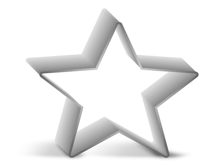 Forma do pieczenia Guardini Christmas Star Kategoria Dekoracja wypieków Kolor Srebrny