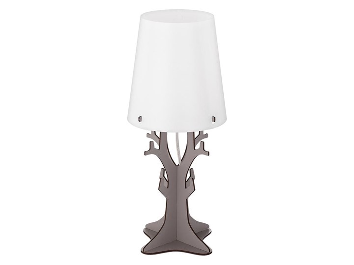 Eglo 49366 - Lampa stołowa HUNTSHAM 1xE14/40W/230V Tworzywo sztuczne Drewno Styl Nowoczesny Lampa dekoracyjna Wysokość 43 cm Metal Kategoria Lampy stołowe