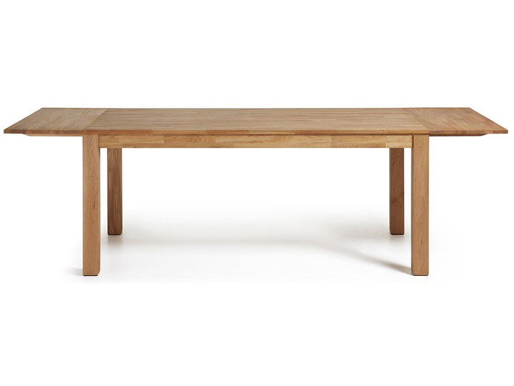 Stół rozkładany Isbel drewniany 180 (260) x 90 cm Wysokość 75 cm Liczba miejsc Do 12 osób Drewno Długość po rozłożeniu 260 cm