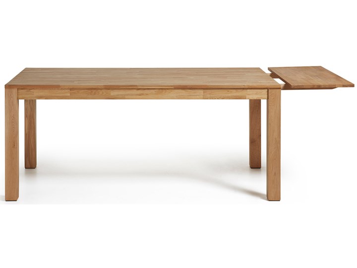 Stół rozkładany Isbel drewniany 180 (260) x 90 cm Wysokość 75 cm Drewno Długość po rozłożeniu 260 cm