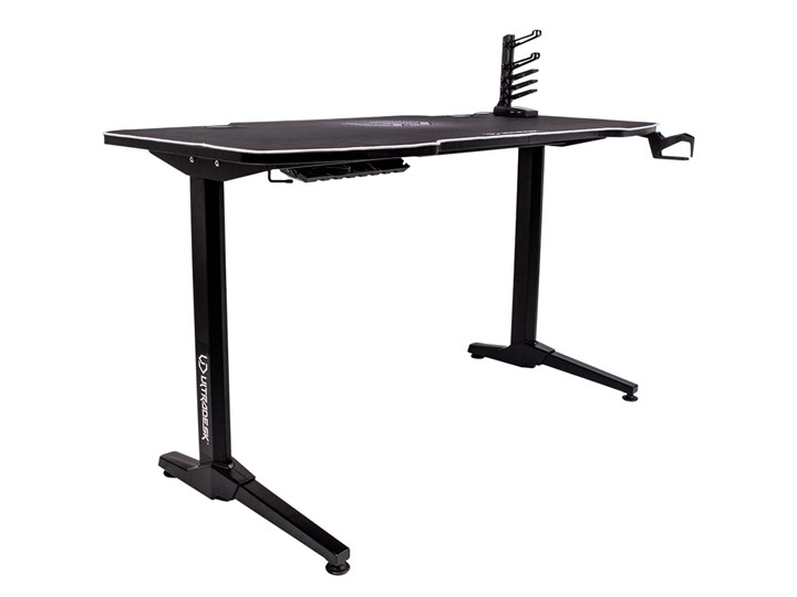 Biurko FRAG grafitowe gamingowe ULTRADESK Biurko gamingowe Płyta MDF Metal Szerokość 140 cm Pomieszczenie Pokój nastolatka