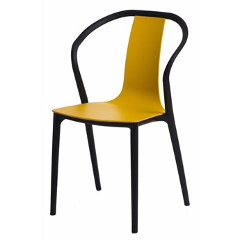 SELSEY Krzesło Bella żółte