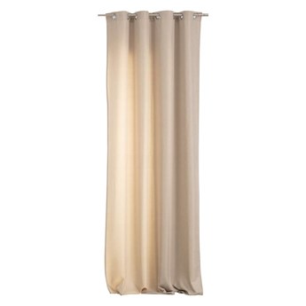 Zasłona BASIC na kółkach 140x280cm piaskowy beż 1 szt., 140 cm x 280 cm