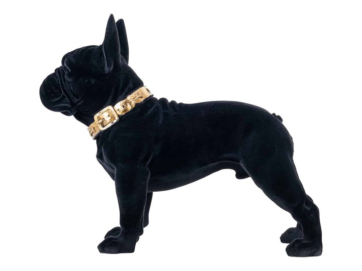 RICHMOND dekoracja DOG SPIKE czarny Zwierzęta Kategoria Figury i rzeźby