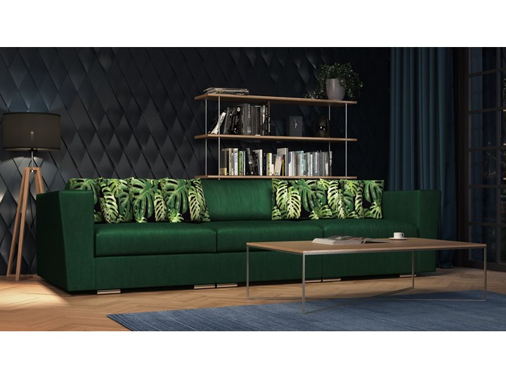 Duża nowoczesna zielona Sofa Jungle