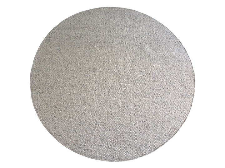 Dywan Auckland ∅250 cm naturalny Wełna Dywany 250x250 cm Okrągły Kolor Biały