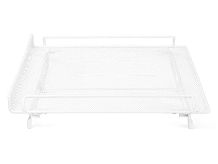 Biała rozkładna półka do szafy na ubrania Compactor Stackable Rack Kategoria Organizery do szaf Kolor Srebrny
