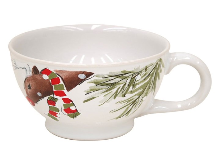 Kamionkowa świąteczna filiżanka Casafina Deer Friends, 0,7 l