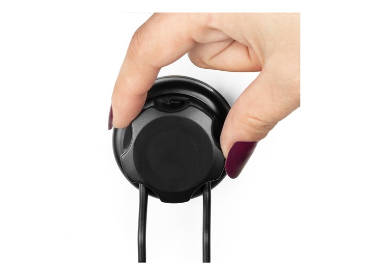 Czarna samoprzylepna mydelniczka Compactor Bestlock Black Soap & Sponge Holder Tworzywo sztuczne Mydelniczki Metal Kolor Czarny