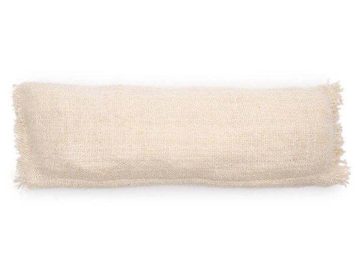 Duża kremowa poduszka dekoracyjna S'il 35x100 z bawełny BAZAR BIZAR Bawełna Poszewka dekoracyjna 35x100 cm Prostokątne 20x20 cm Kategoria Poduszki i poszewki dekoracyjne Kolor Szary