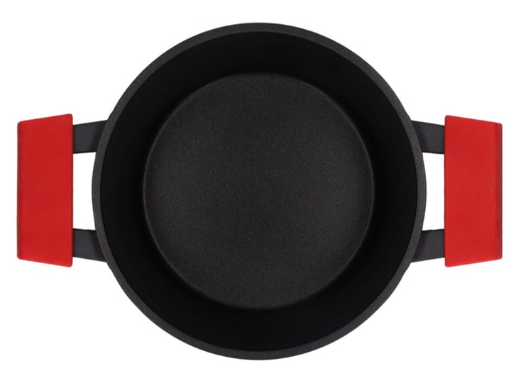 Garnki Zwieger Obsidian zestaw garnków 8 elementów z powłoką Greblon C3+ Kategoria Zestawy garnków i patelni Aluminium Kolor Czarny