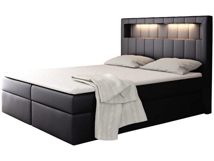 Łóżko kontynentalne 140x200 ASPEN / z pojemnikiem Tkanina Kategoria Łóżka do sypialni