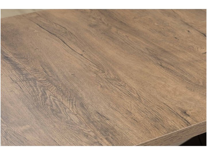 Stół LOFT Rozkładany Metalowe Nogi 190/150x80 Kategoria Stoły kuchenne Szerokość 80 cm Długość 190 cm Płyta laminowana Wysokość 70 cm Stal Kolor Brązowy