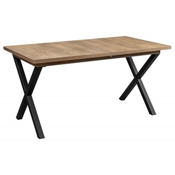 Stół LOFT Rozkładany Metalowe Nogi 190/150x80