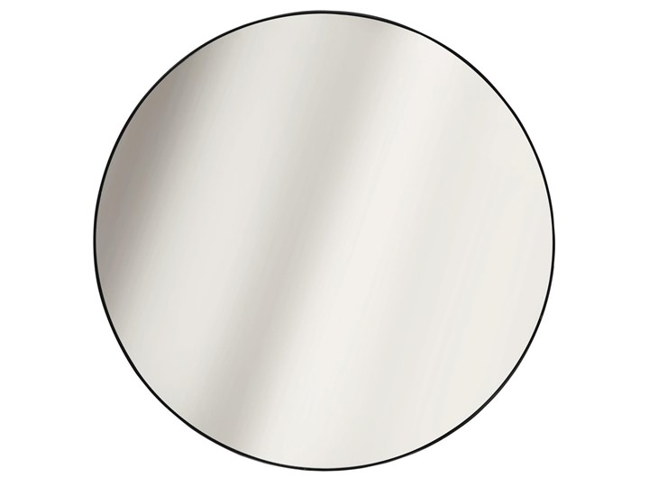 SELSEY Lustro ścienne okrągłe Shaunel średnica 55 cm czarne Kolor Czarny Pomieszczenie Salon