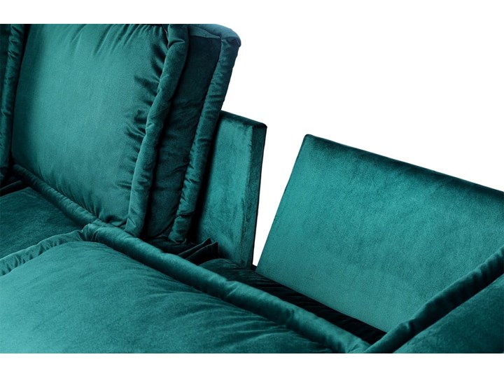 Sofa Blomma 3-osobowa welurowa z funkcją relax (NAPOLI - welur łatwoczyszczący Zielony:napoli/ZIELONY 12) Stała konstrukcja Szerokość 230 cm Głębokość 97 cm Rozkładanie Rozkładana