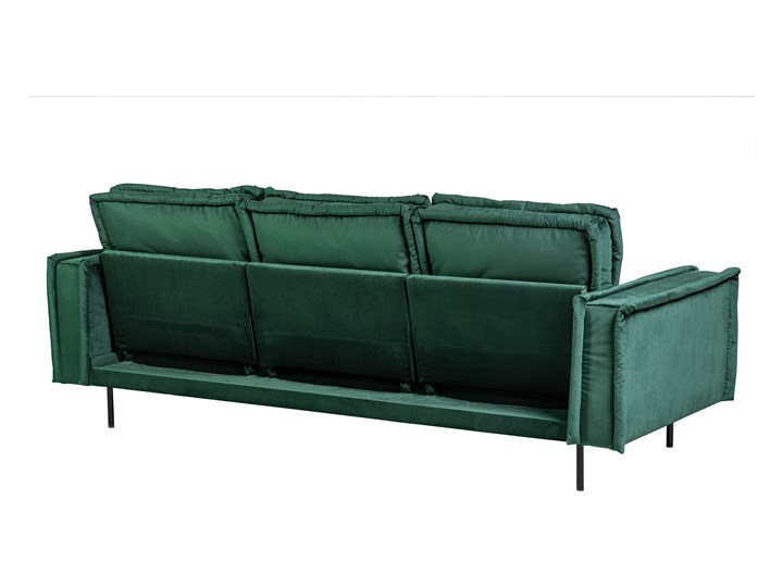 Sofa Blomma 3-osobowa welurowa z funkcją relax (NAPOLI - welur łatwoczyszczący Zielony:napoli/ZIELONY 12) Pomieszczenie Salon Stała konstrukcja Głębokość 97 cm Szerokość 230 cm Wielkość Trzyosobowa