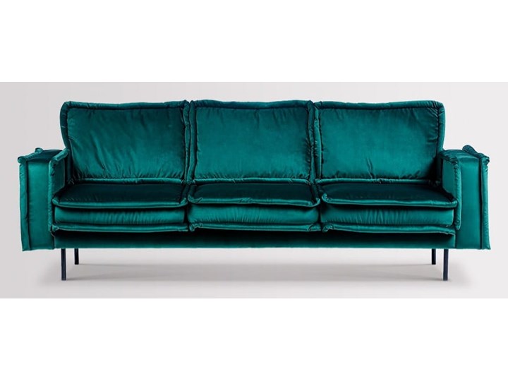Sofa Blomma 3-osobowa welurowa z funkcją relax (NAPOLI - welur łatwoczyszczący Zielony:napoli/ZIELONY 12) Głębokość 97 cm Stała konstrukcja Rozkładanie Rozkładana Szerokość 230 cm Kategoria Sofy i kanapy