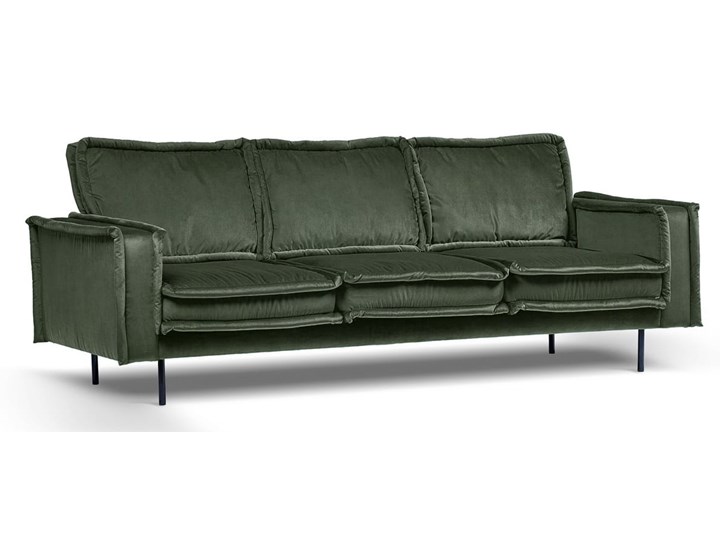 Sofa Blomma 3-osobowa welurowa z funkcją relax (NAPOLI - welur łatwoczyszczący Zielony:napoli/ZIELONY 12) Stała konstrukcja Głębokość 97 cm Szerokość 230 cm Kategoria Sofy i kanapy Powierzchnia spania 125x210 cm