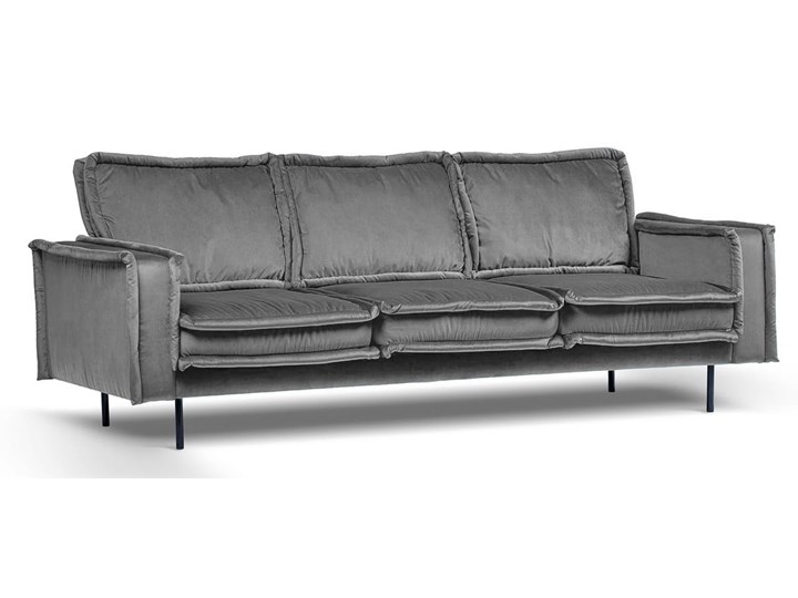 Sofa Blomma 3-osobowa welurowa z funkcją relax (NAPOLI - welur łatwoczyszczący Zielony:napoli/ZIELONY 12) Szerokość 230 cm Głębokość 97 cm Stała konstrukcja Pomieszczenie Salon