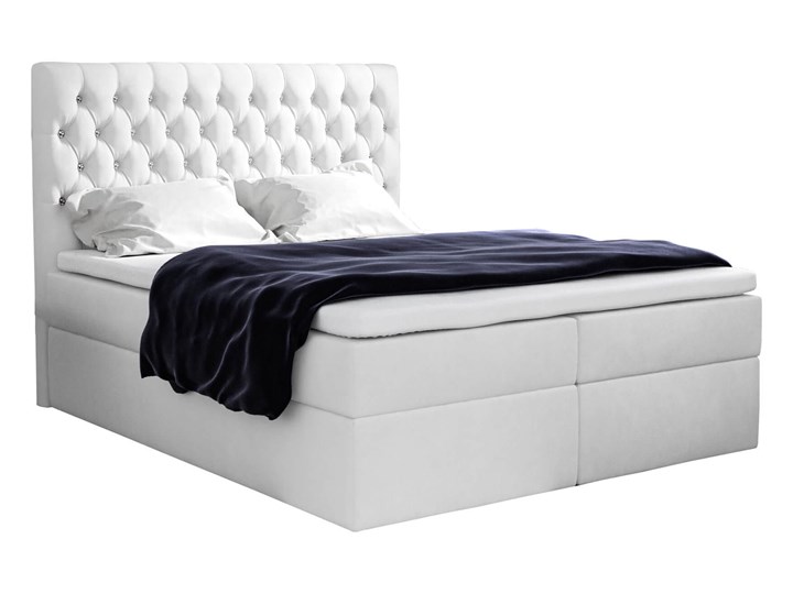 Łóżko kontynentalne 120x200 MONET / z pojemnikiem Tkanina Styl Glamour Łóżko pikowane Kategoria Łóżka do sypialni