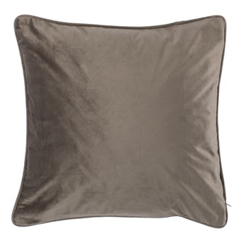 Ciemnobeżowa poduszka Tiseco Home Studio Velvety, 45x45 cm