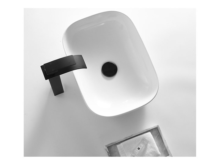 VELDMAN UMYWALKA CERAMICZNA NABLATOWA TOKYO SLIM BIAŁA ROZMIAR DO WYBORU Meblowe Nablatowe Prostokątne Ceramika Kolor Biały Szerokość 46 cm Kategoria Umywalki