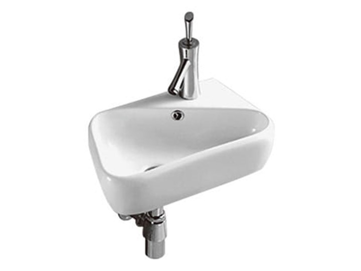 VELDMAN UMYWALKA NABLATOWA CERAMICZNA LUNA Szerokość 45 cm Nablatowe Podwieszane Ceramika Kategoria Umywalki